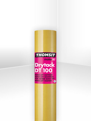 wDT100 Thomsit Klebefolie rckstandsfreie Wiederaufnahme von Textil-, PVC-, CV- und Kautschukbelgen DT 100 Quick-Lift Haftfolie