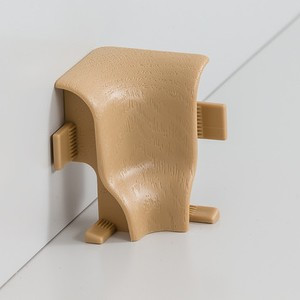 Sdbrock Sockelleisten Ecken Eiche, lieferbar nur in Verbindung mit Sockelleisten Bestellung Innenecke aus Kunststoff fr MDF-Leiste 20 x 40mm