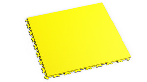 Profilor Invisible PVC Klick-Fliesen Yellow mit verdeckter Kante, Bodenbelag fr Fitnessstudio/Werkstatt Lager und Garage