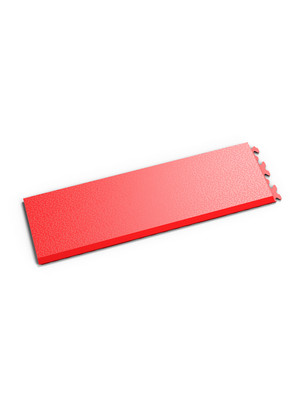 Profilor Auffahrt - Kante Rosso red , verdeckt Invisible Variante A links, passend zu Profilor PVC Klick-Fliesen Invisible