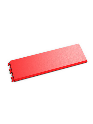 Profilor Auffahrt - Kante Rosso red , verdeckt Invisible Variante C unten, passend zu Profilor PVC Klick-Fliesen Invisible