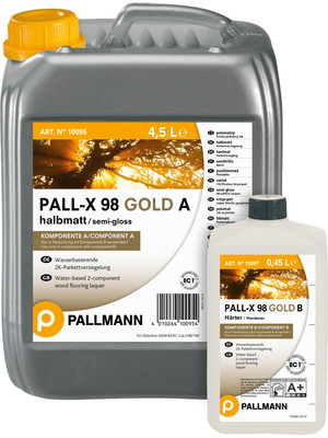 wPal77124576 Pallmann Boden-Lacke PALL-X 98 GOLD A+B halbmatt